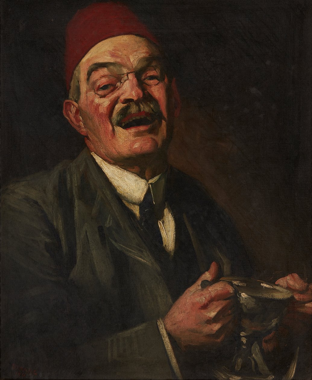 Uomo che Ride - Autoritratto da William Strang