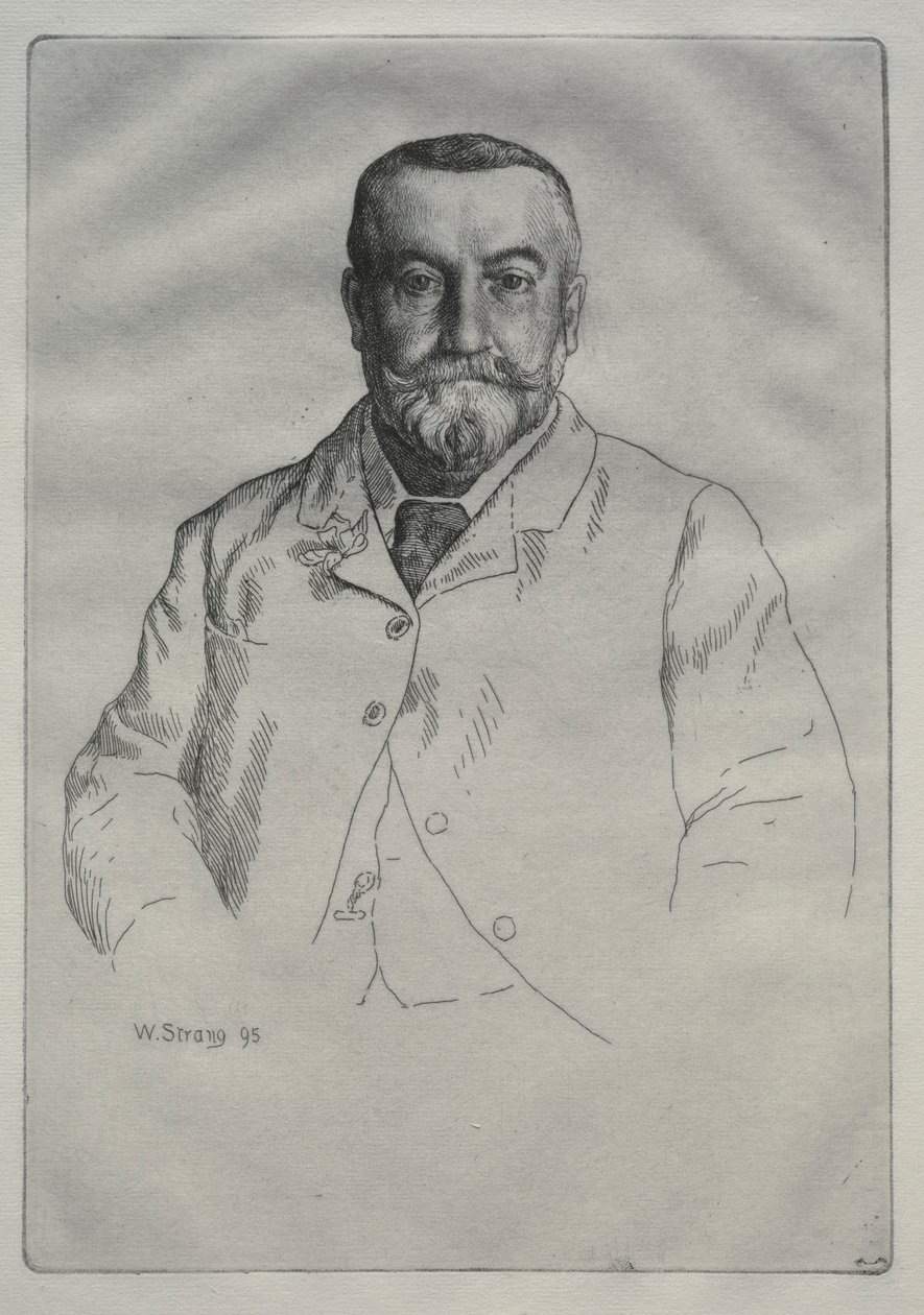 Ritratto di H. Cock, 1895 da William Strang