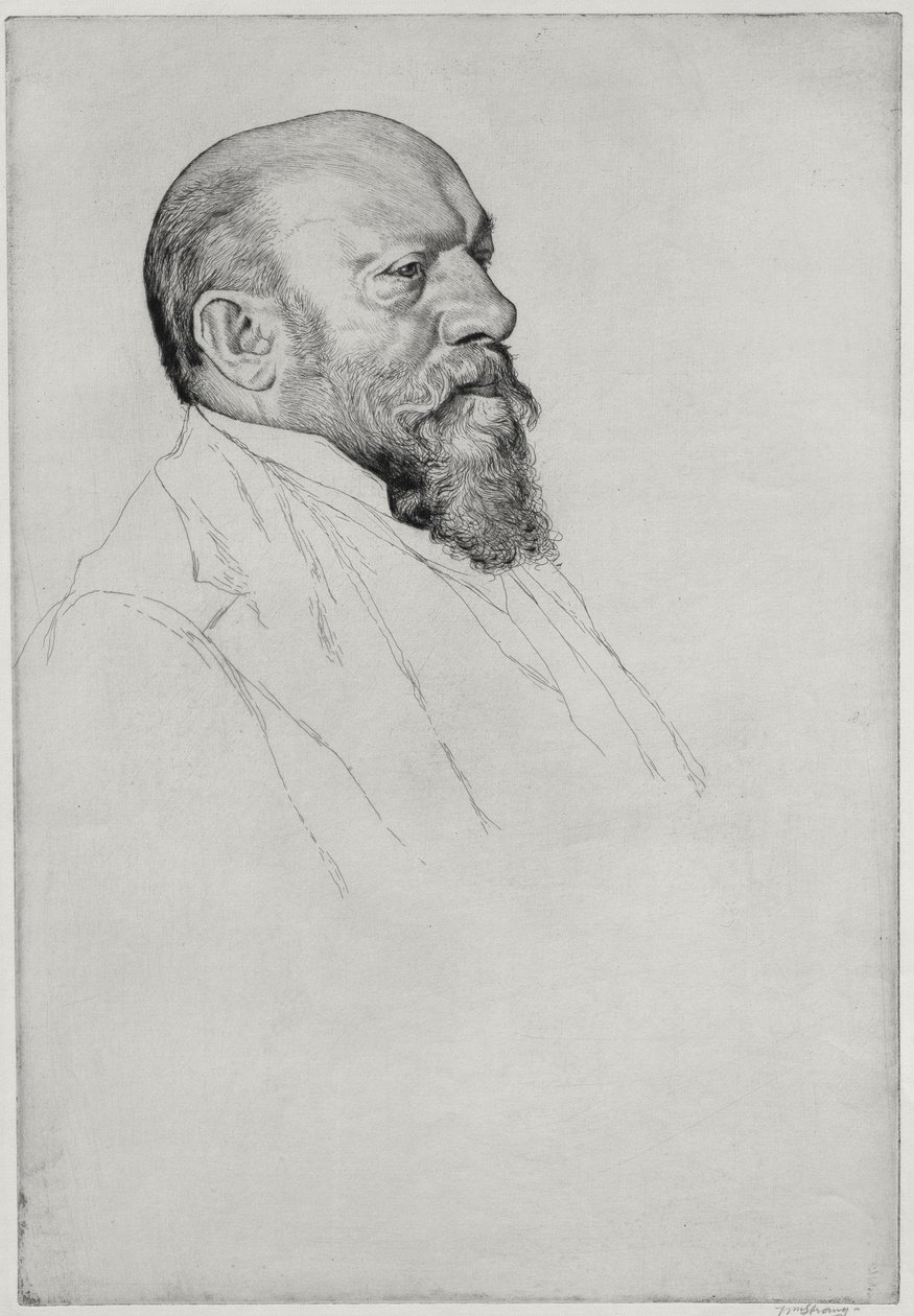 Ritratto di Hans Richter (1843-1916), direttore d