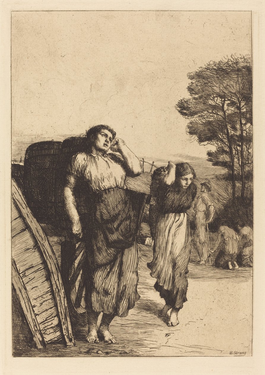 Raccolta delle patate da William Strang