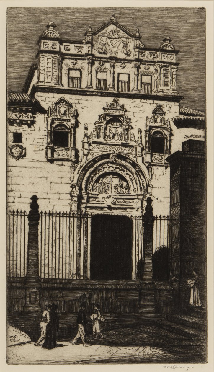 Santa Cruz, Toledo, 1913 da William Strang