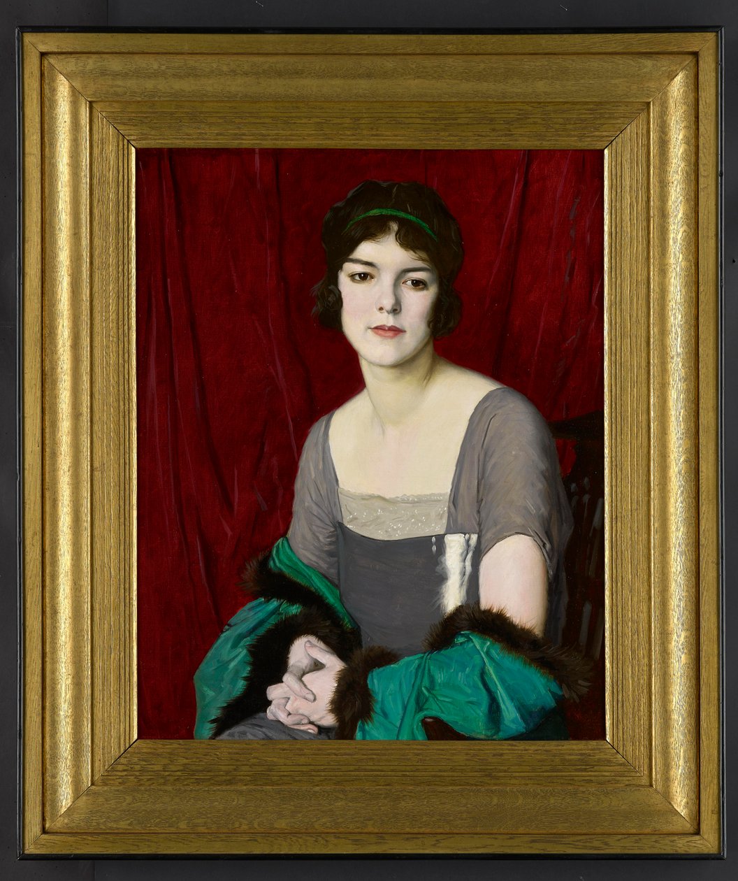 Il mantello verde, ritratto dell