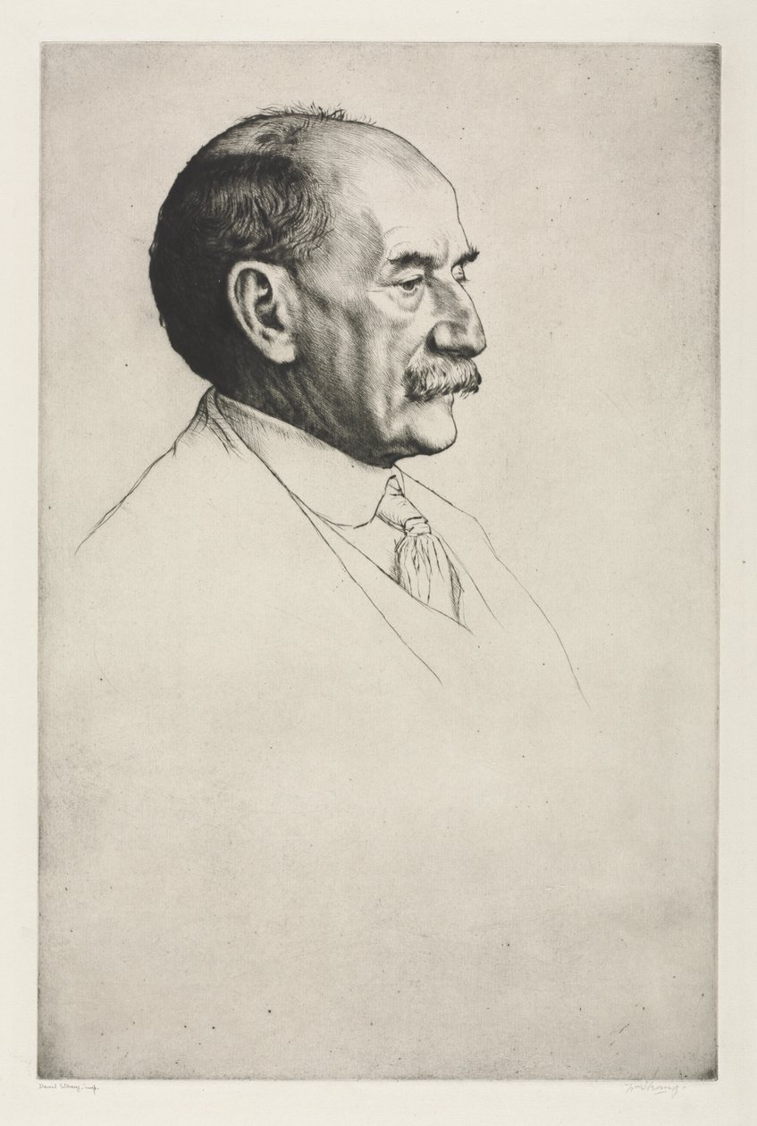 Thomas Hardy, rivolto a destra da William Strang