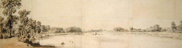 Veduta del Tamigi da William Taverner