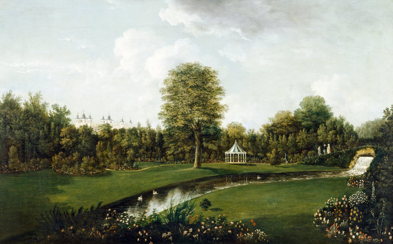 Veduta dal Ponte del Tè da William Tomkins