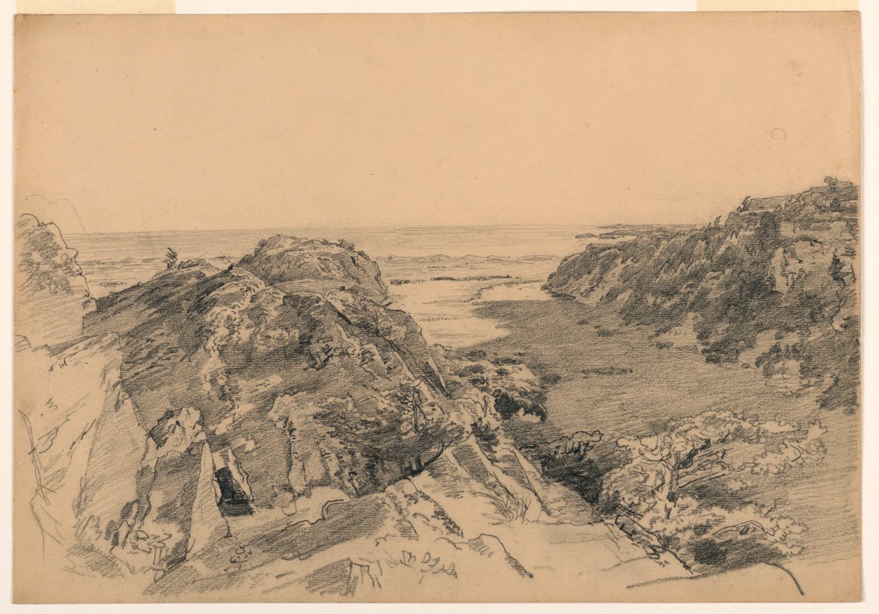 Disegno, Paradiso e Purgatorio, Middletown, Rhode Island, 1875-80 ca. da William Trost Richards