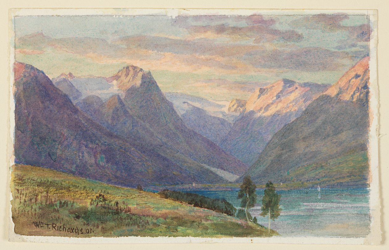 Fiordo in Norvegia da William Trost Richards