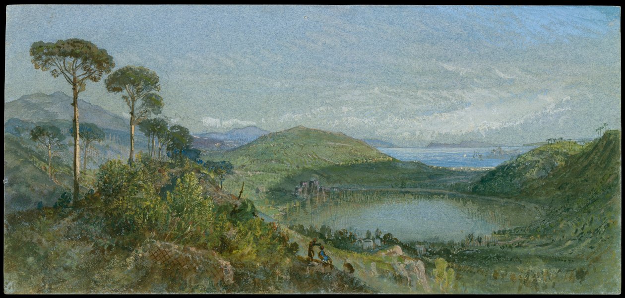 Lago Avernus da William Trost Richards