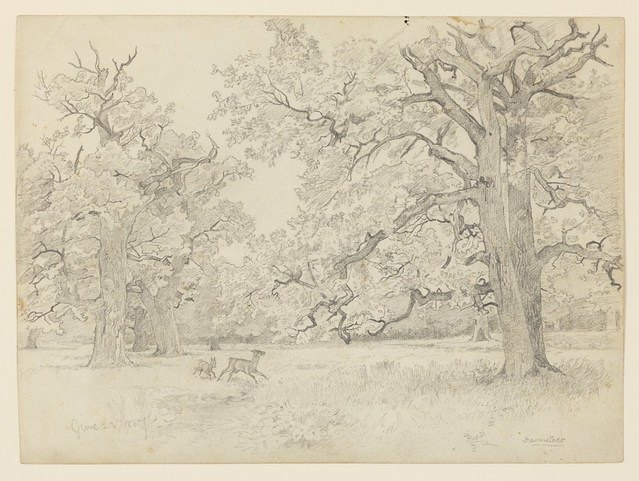 Paesaggio, Darmstadt, Germania da William Trost Richards