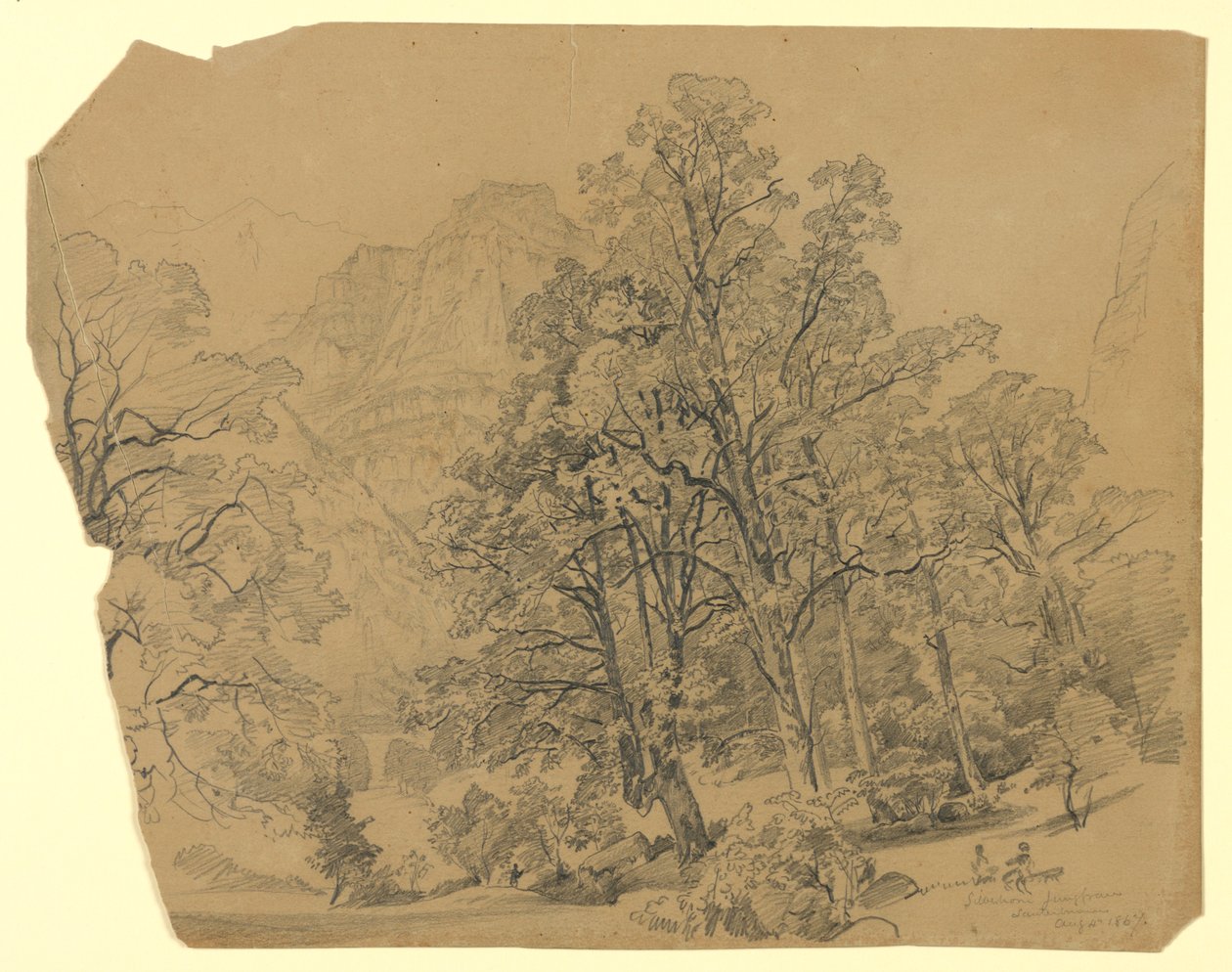 Paesaggio, Silberhorn, Lauterbrunnen, Svizzera da William Trost Richards