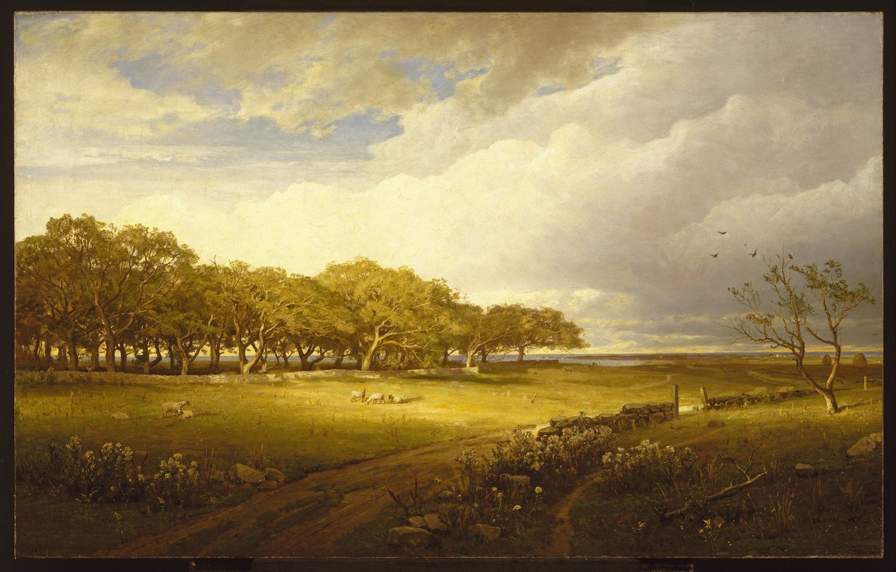 Vecchio frutteto a Newport da William Trost Richards