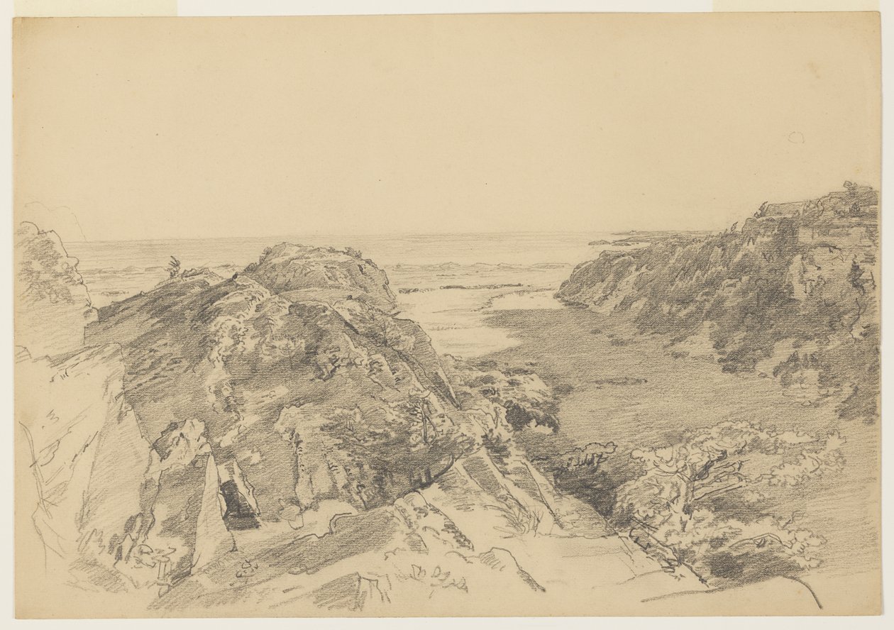 Studio per "Dal Paradiso al Purgatorio, Newport" da William Trost Richards