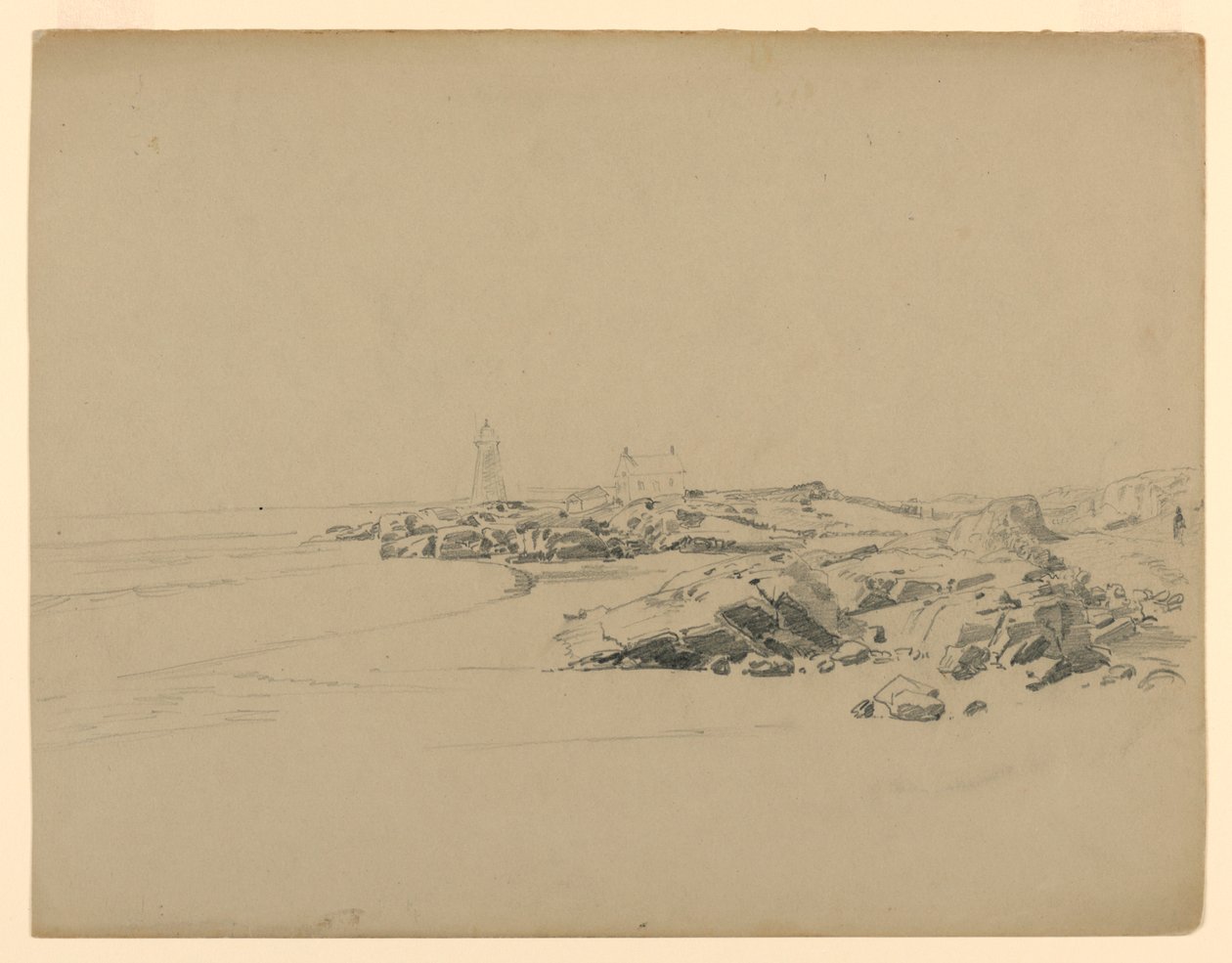 Studio della costa, Point Judith, RI da William Trost Richards