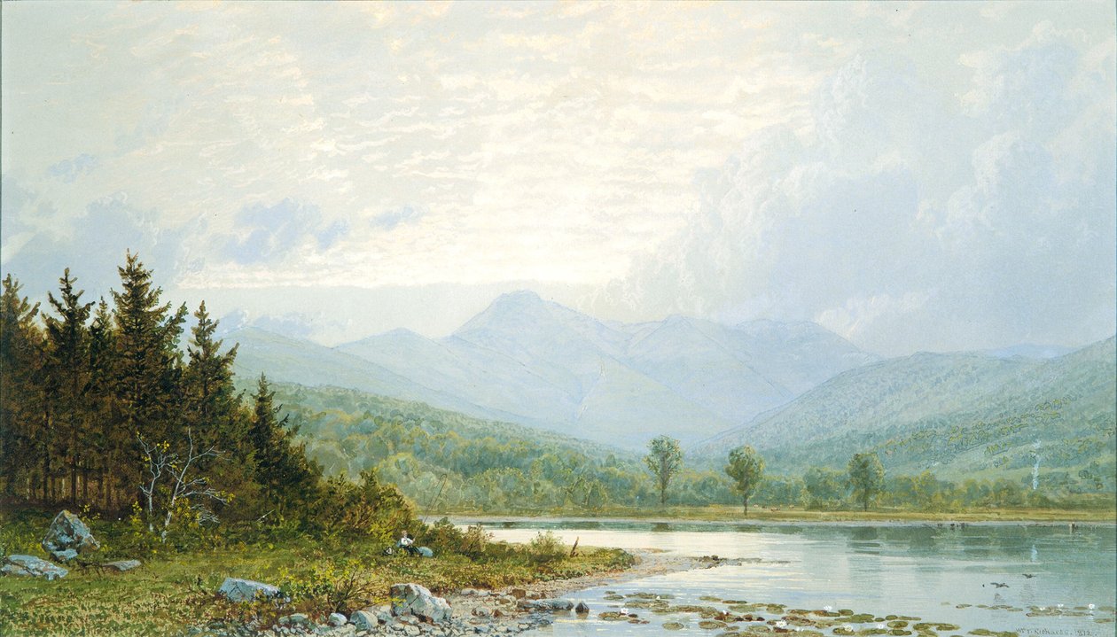 Tramonto sul Monte Chocorua, New Hampshire da William Trost Richards