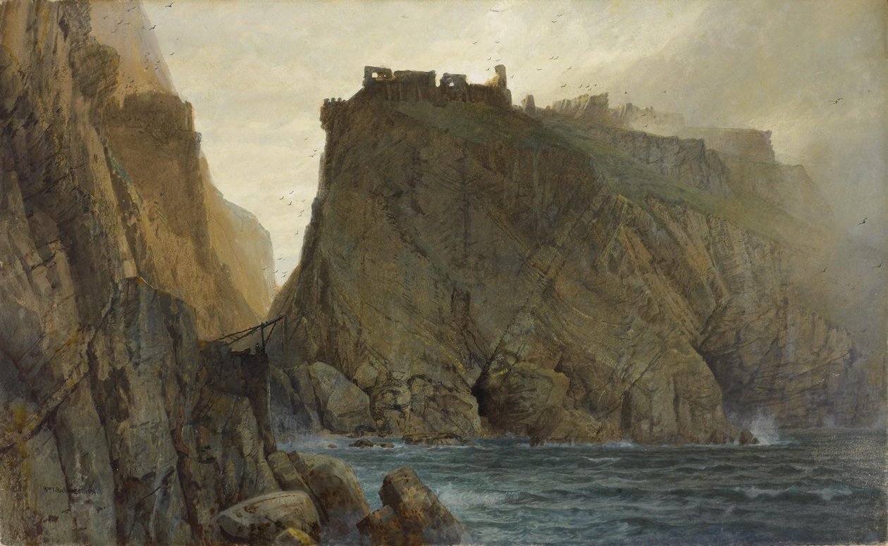 Tintagel sulla costa della Cornovaglia da William Trost Richards