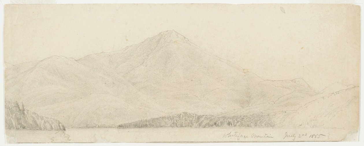 Monte Whiteface, 1855 da William Trost Richards