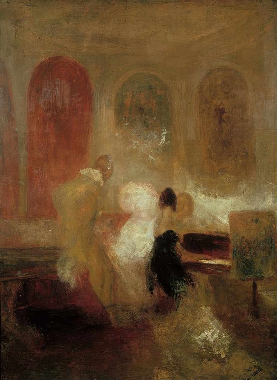 Una festa musicale, East Cowes Castle (Musica a East Cowes Castle) da Joseph Mallord William Turner