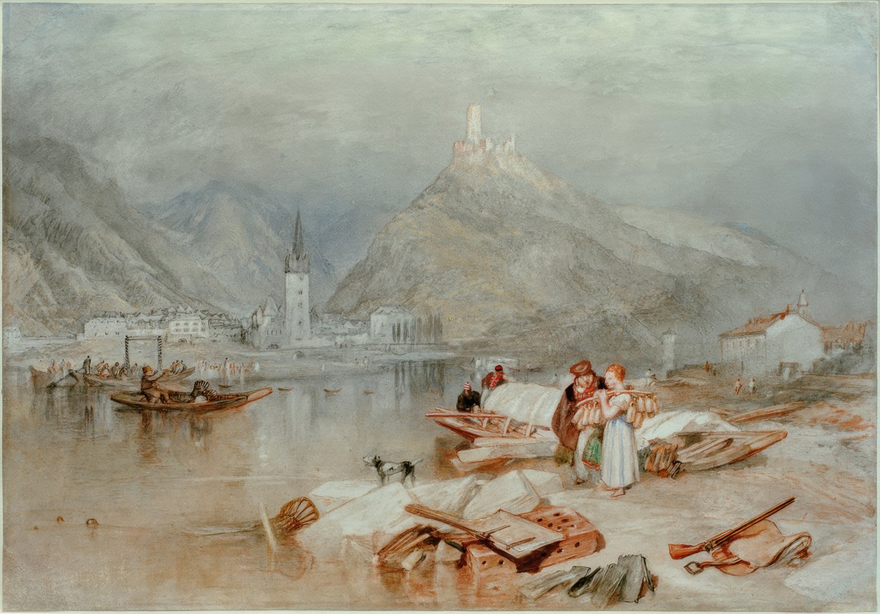 Bernkastel sulla Mosella da Joseph Mallord William Turner