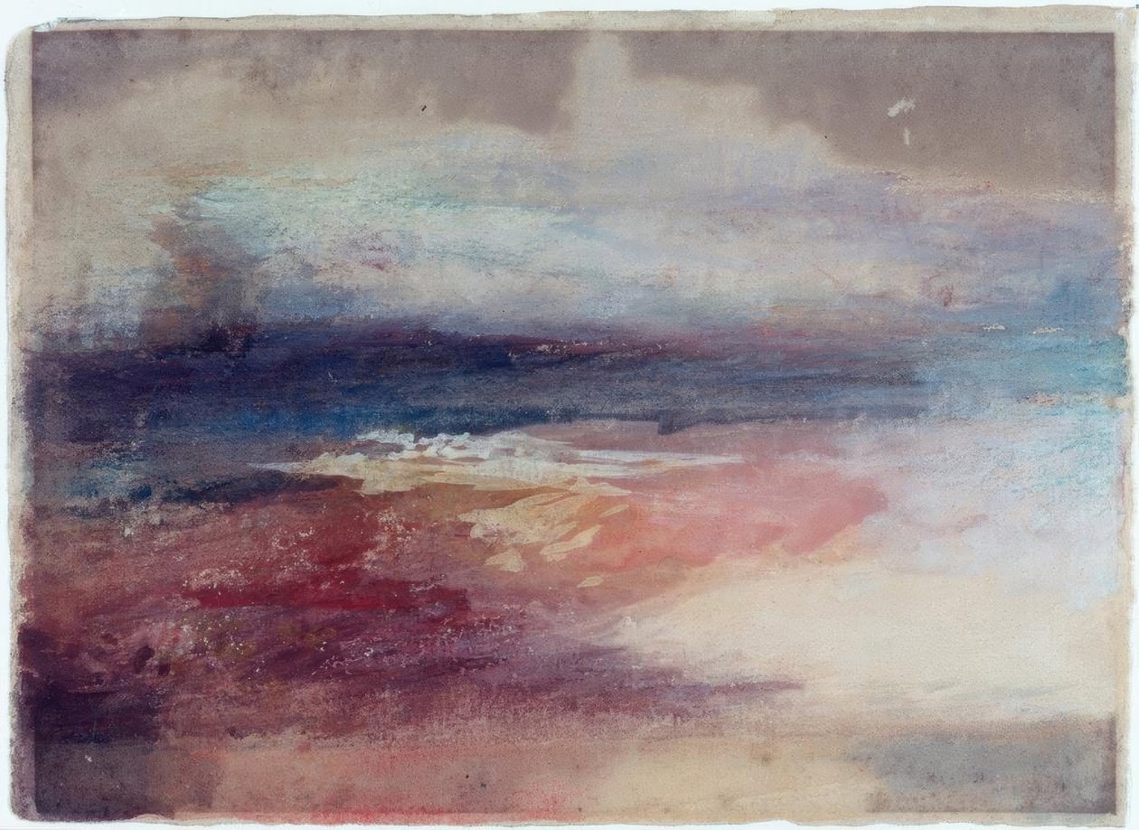Vista costiera al tramonto da Joseph Mallord William Turner