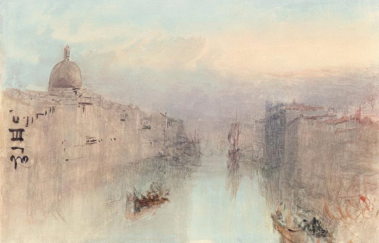 Il Canal Grande e San Simeone Piccolo da Joseph Mallord William Turner