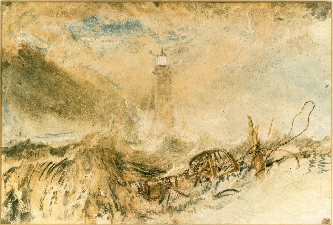 Faro di Eddystone al largo di Plymouth da Joseph Mallord William Turner