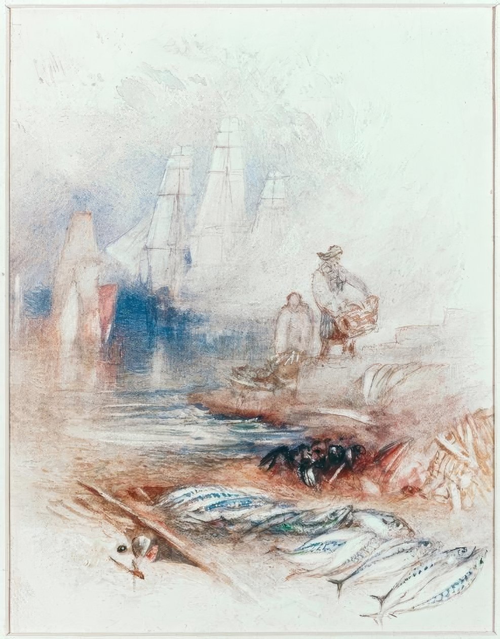 Sgombri sulla spiaggia da Joseph Mallord William Turner