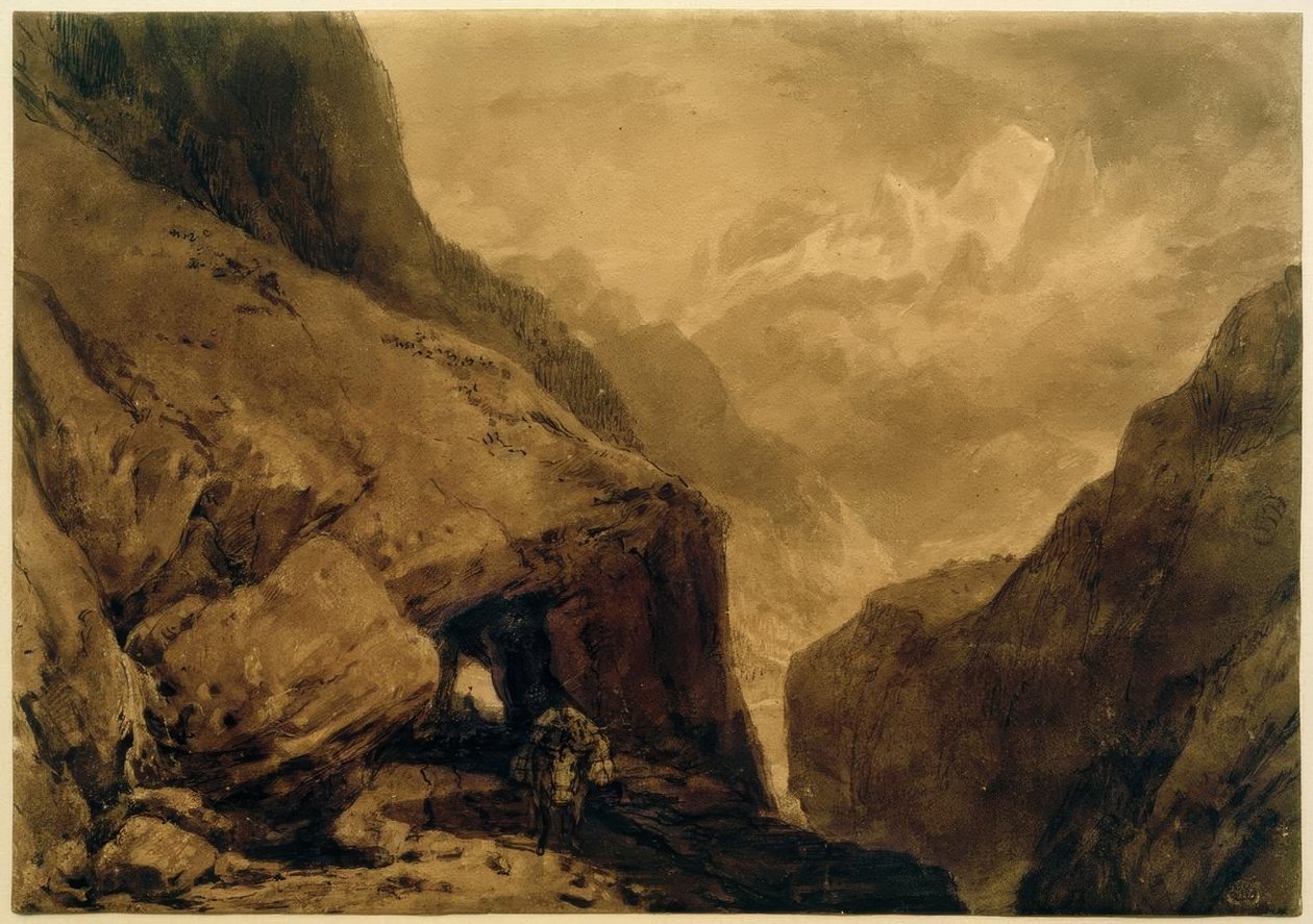 Monte San Gottardo da Joseph Mallord William Turner