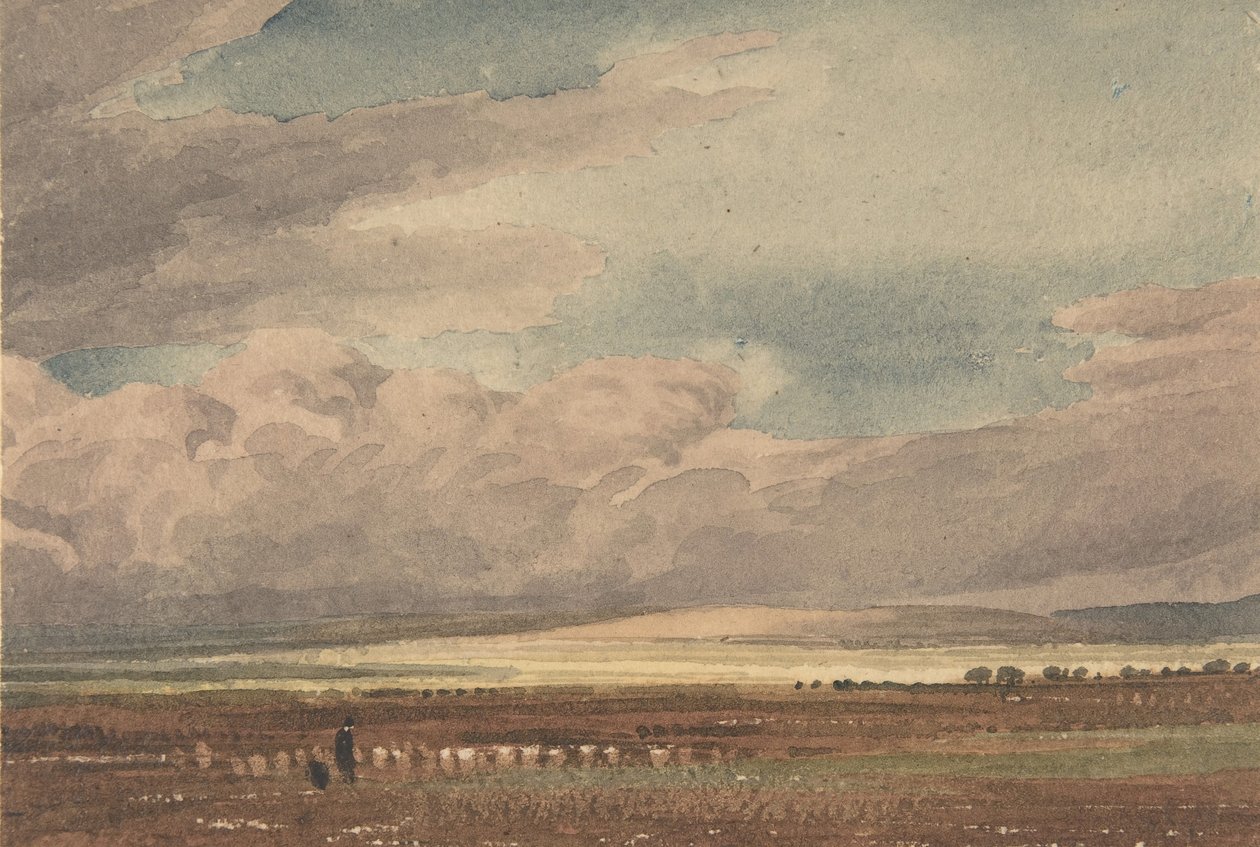 Pianura di Salisbury con Old Sarum in lontananza, Wiltshire da Joseph Mallord William Turner