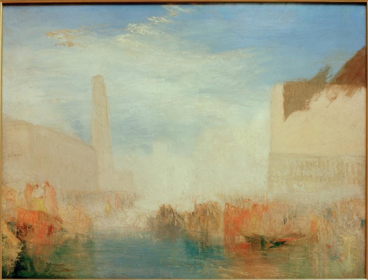 Venezia: La Piazzetta con la cerimonia del Doge che si sposa da Joseph Mallord William Turner
