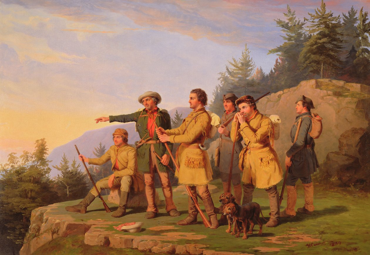 Prima vista del Kentucky di Boone da William Tylee Ranney