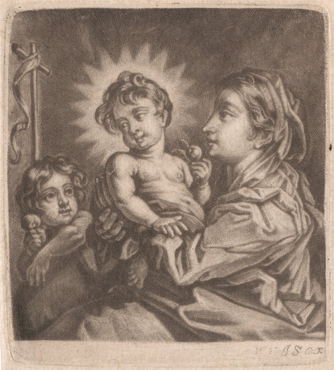 Vergine, Bambino Gesù e San Giovanni da William Vincent