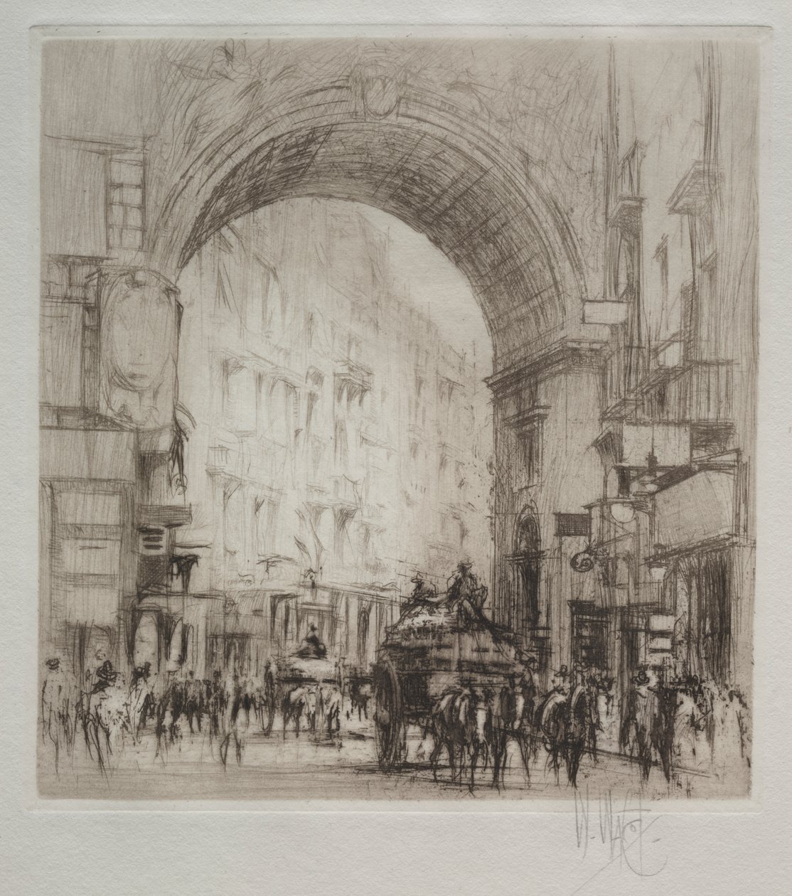 Arco San Carlo, Napoli da William Walcot