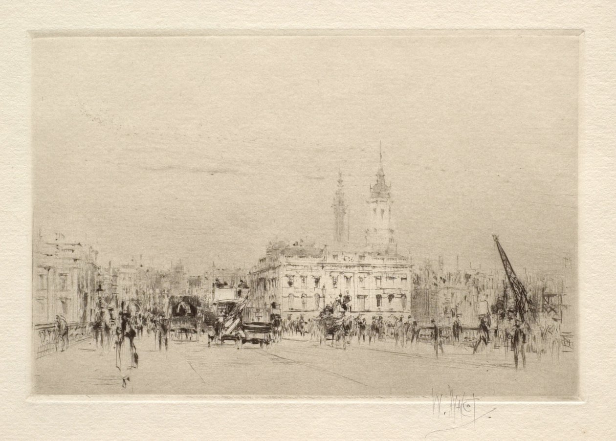 Sul London Bridge da William Walcot