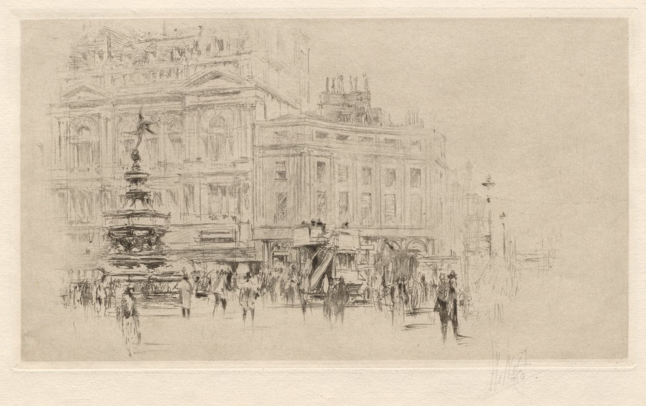 Picadilly Circus da William Walcot