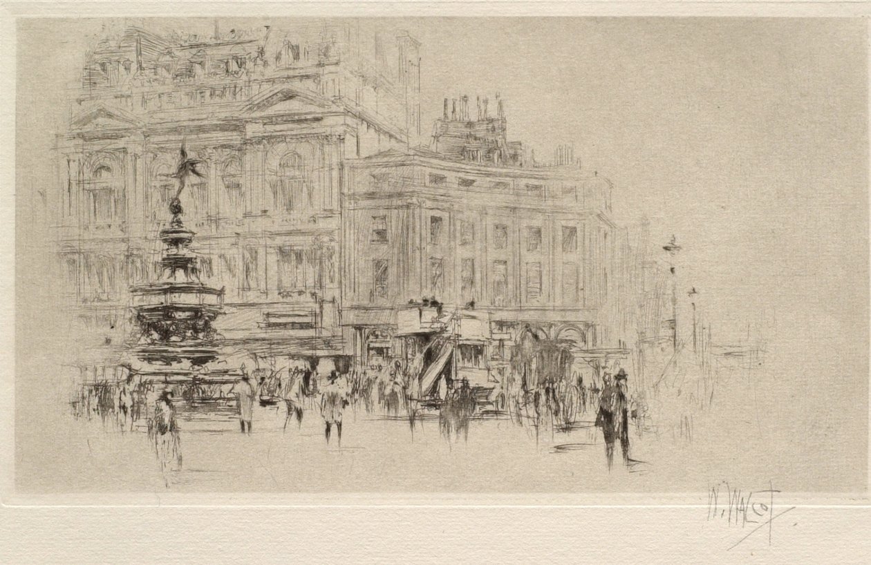 Piccadilly Circus da William Walcot