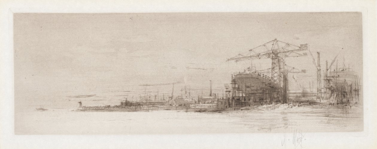 Il Clyde dalla serie Le arterie della Gran Bretagna da William Walcot