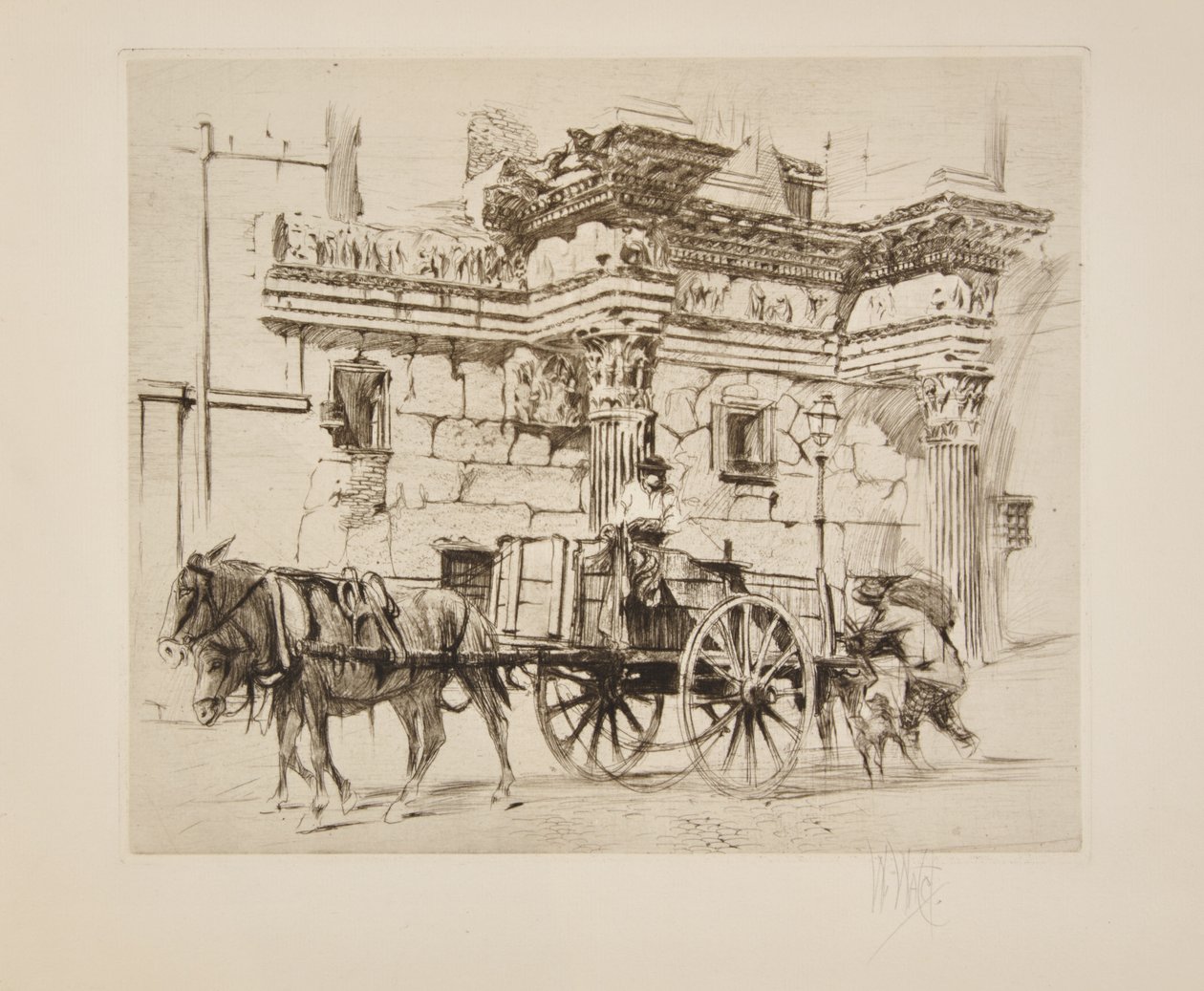Il Foro di Minerva da William Walcot