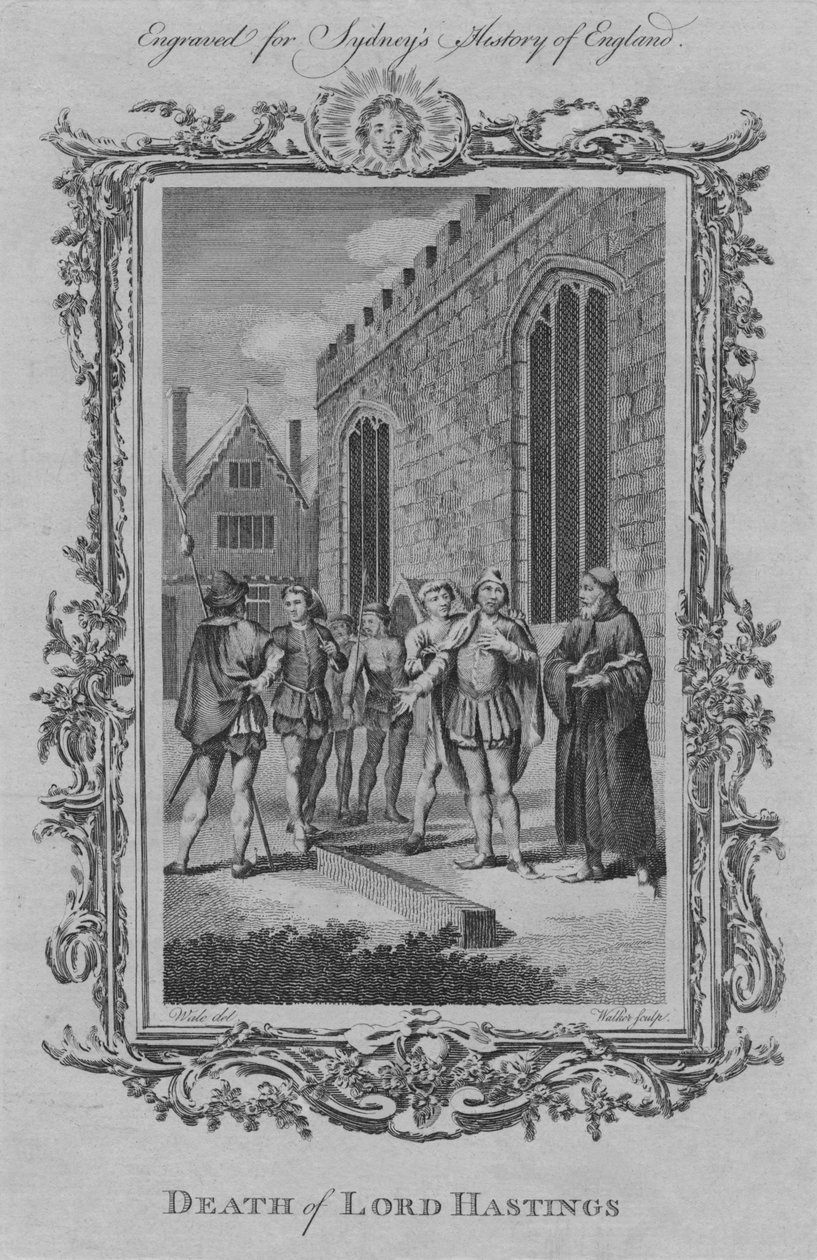 Morte di Lord Hastings, 1773 da William Walker