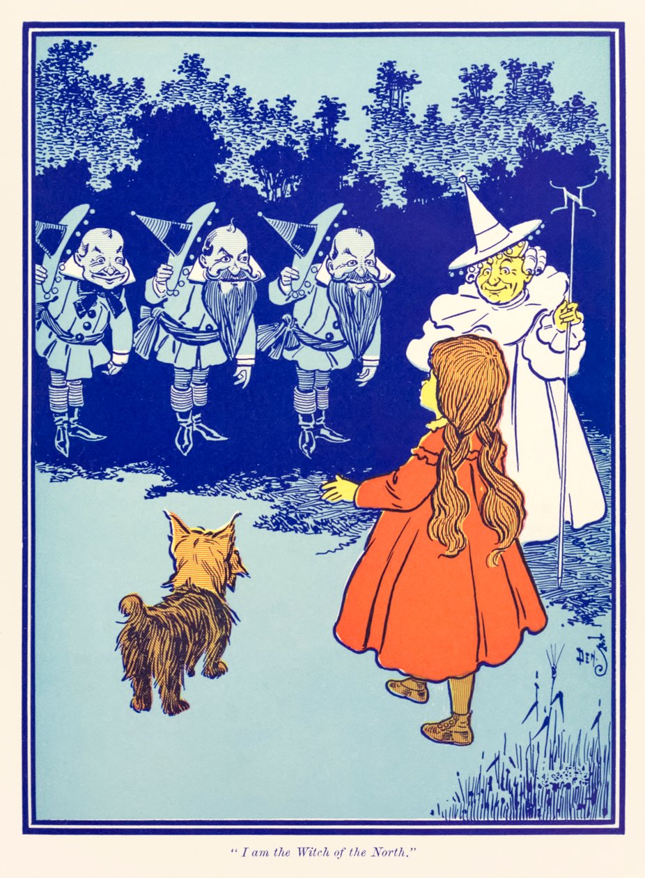 “Io sono la Strega del Nord” da “Il meraviglioso mago di Oz” di L. Frank Baum da William Wallace Denslow