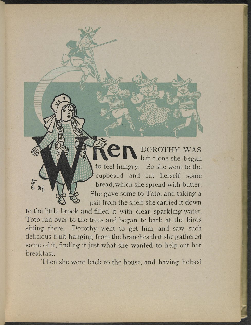 Illustrazione da "Il meraviglioso mago di Oz" di Lyman Frank Baum da William Wallace Denslow