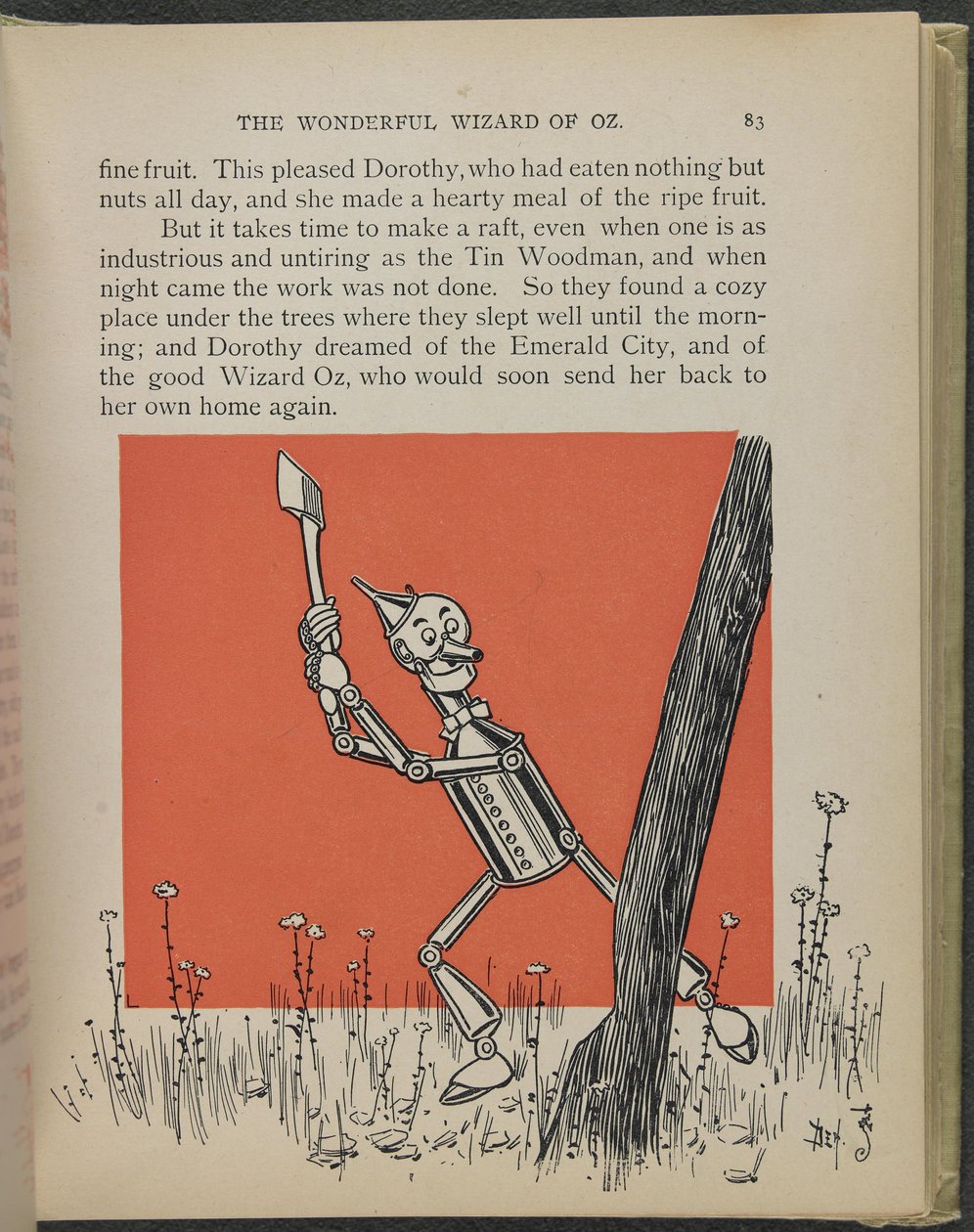 Illustrazione da "Il meraviglioso mago di Oz" di Lyman Frank Baum da William Wallace Denslow
