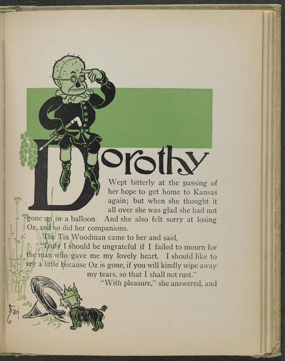 Illustrazione da "Il meraviglioso mago di Oz" di Lyman Frank Baum da William Wallace Denslow