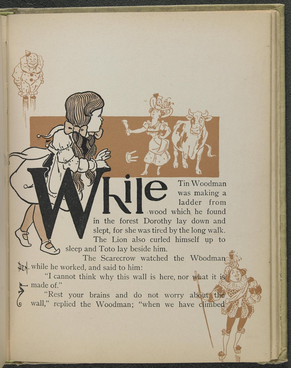 Illustrazione da "Il meraviglioso mago di Oz" di Lyman Frank Baum da William Wallace Denslow