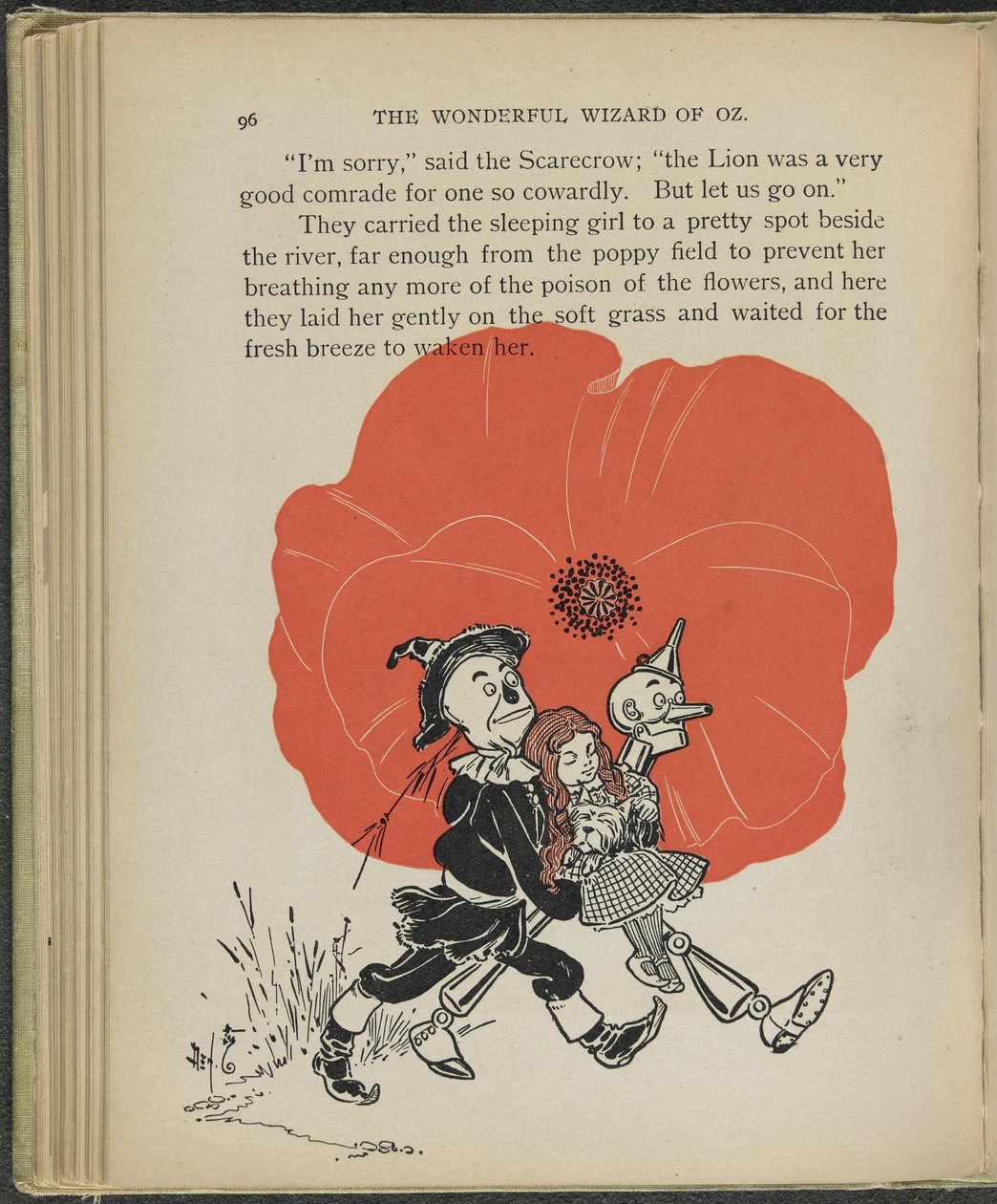 Illustrazione da "Il meraviglioso mago di Oz" di Lyman Frank Baum da William Wallace Denslow