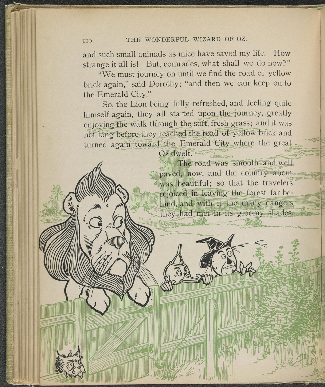 Illustrazione da "Il meraviglioso mago di Oz" di Lyman Frank Baum da William Wallace Denslow