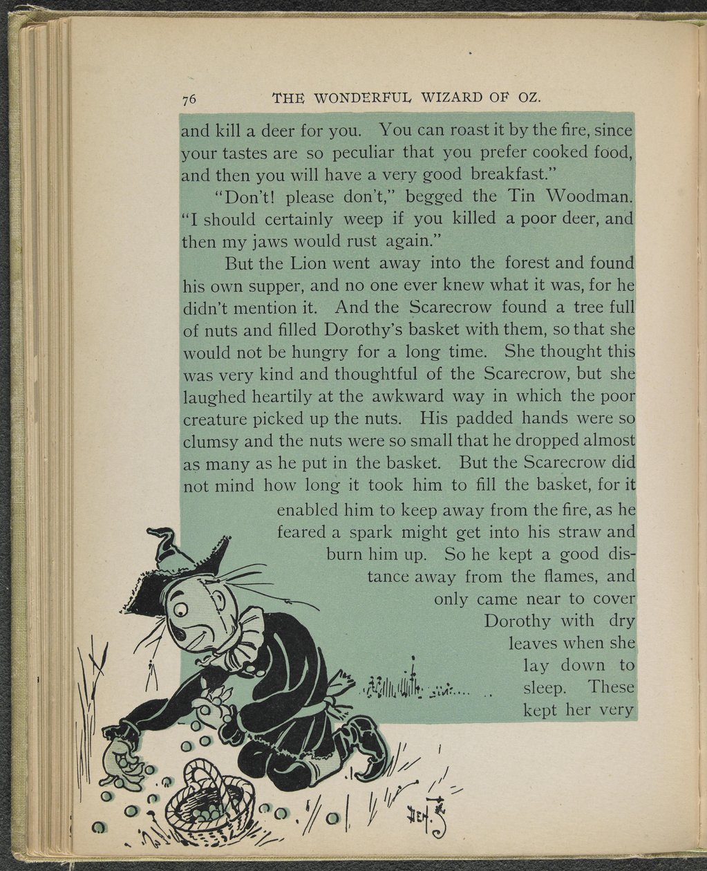 Illustrazione da "Il meraviglioso mago di Oz" di Lyman Frank Baum da William Wallace Denslow