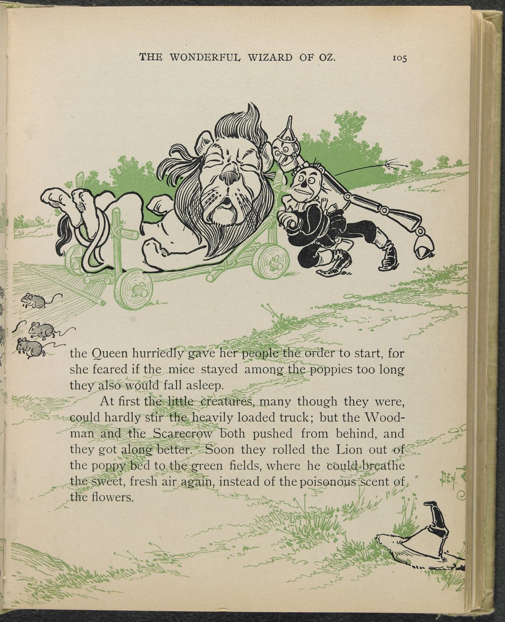 Illustrazione da "Il meraviglioso mago di Oz" di Lyman Frank Baum da William Wallace Denslow