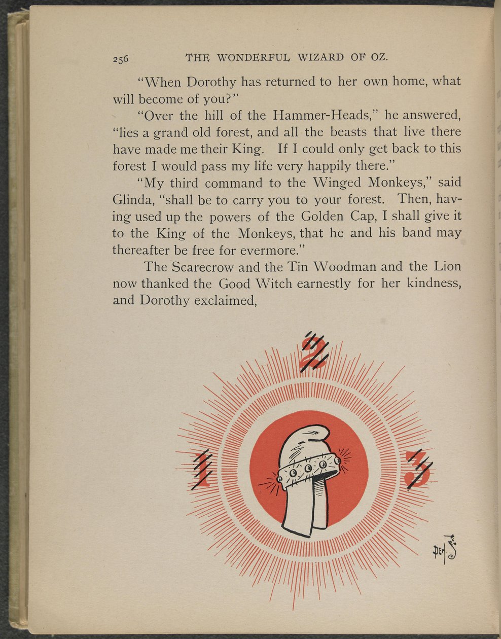 Illustrazione da "Il meraviglioso mago di Oz" di Lyman Frank Baum da William Wallace Denslow