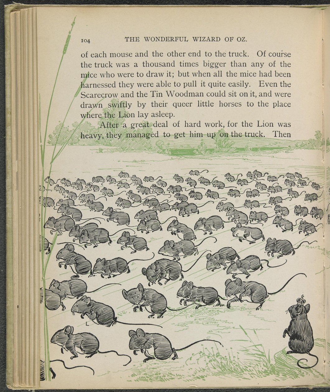 Illustrazione da "Il meraviglioso mago di Oz" di Lyman Frank Baum da William Wallace Denslow
