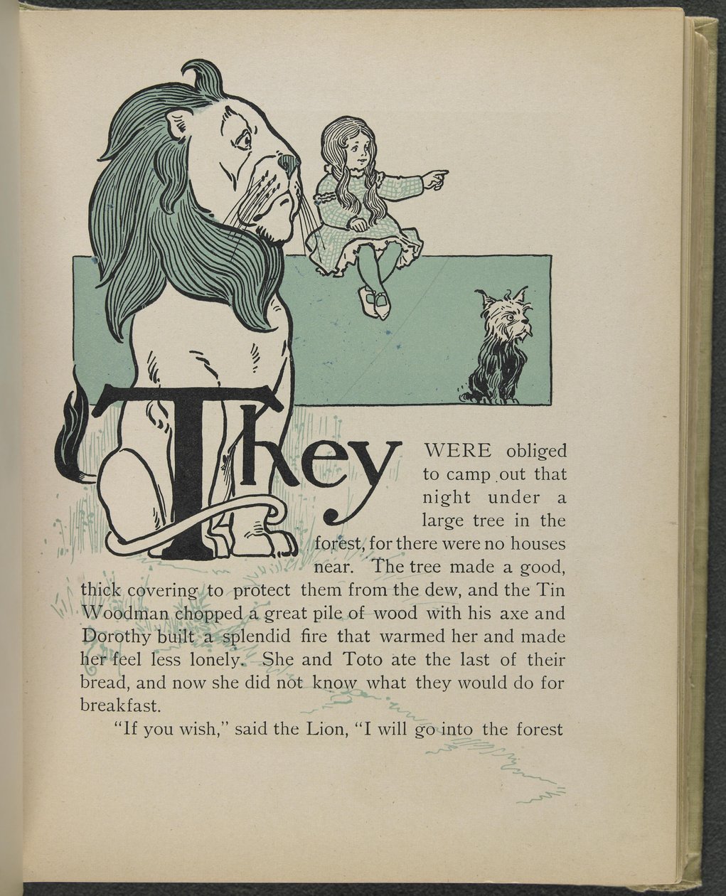 Illustrazione da "Il meraviglioso mago di Oz" di Lyman Frank Baum da William Wallace Denslow